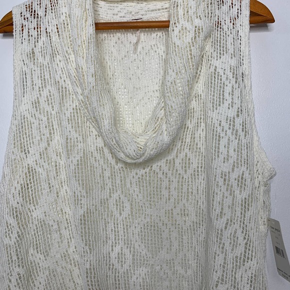 Free People White Lace Tank Top - Picture 6 of 9